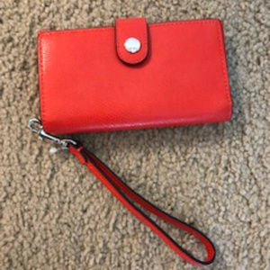Coach phone wristlet